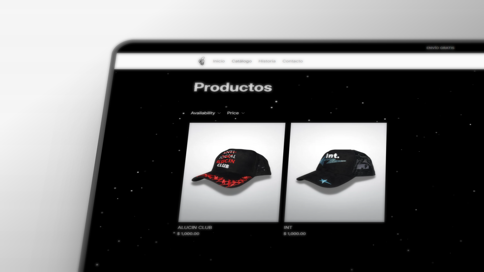IntactoBrand - E-commerce Gorras Premium
